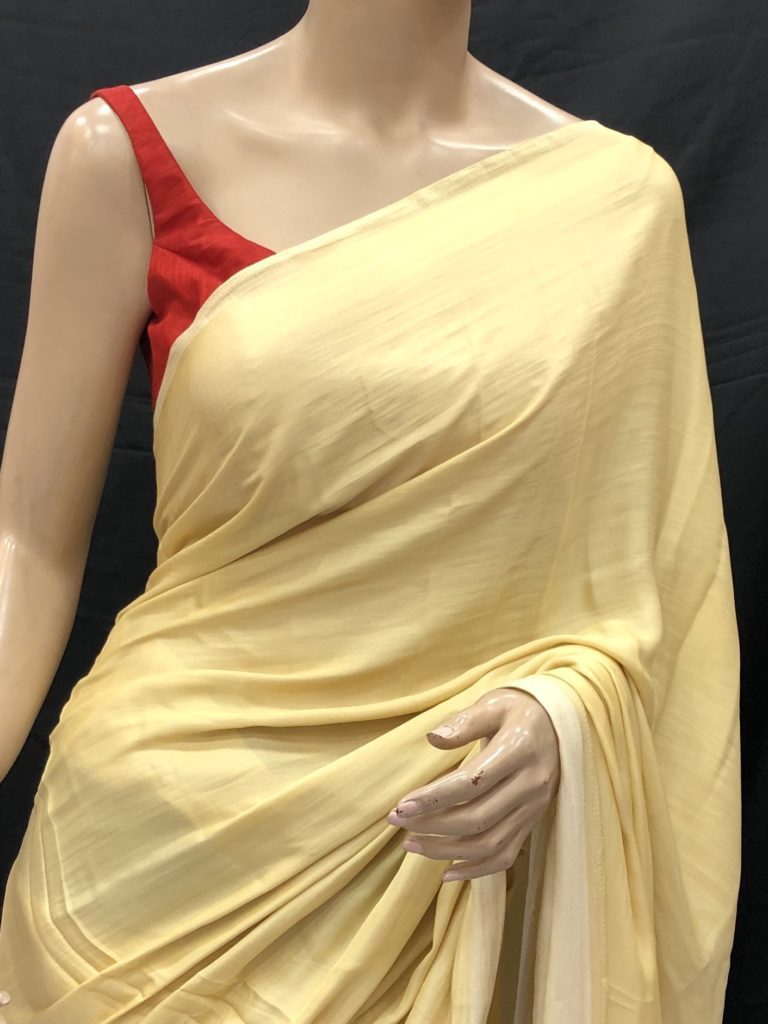 Cream Malai Silk
