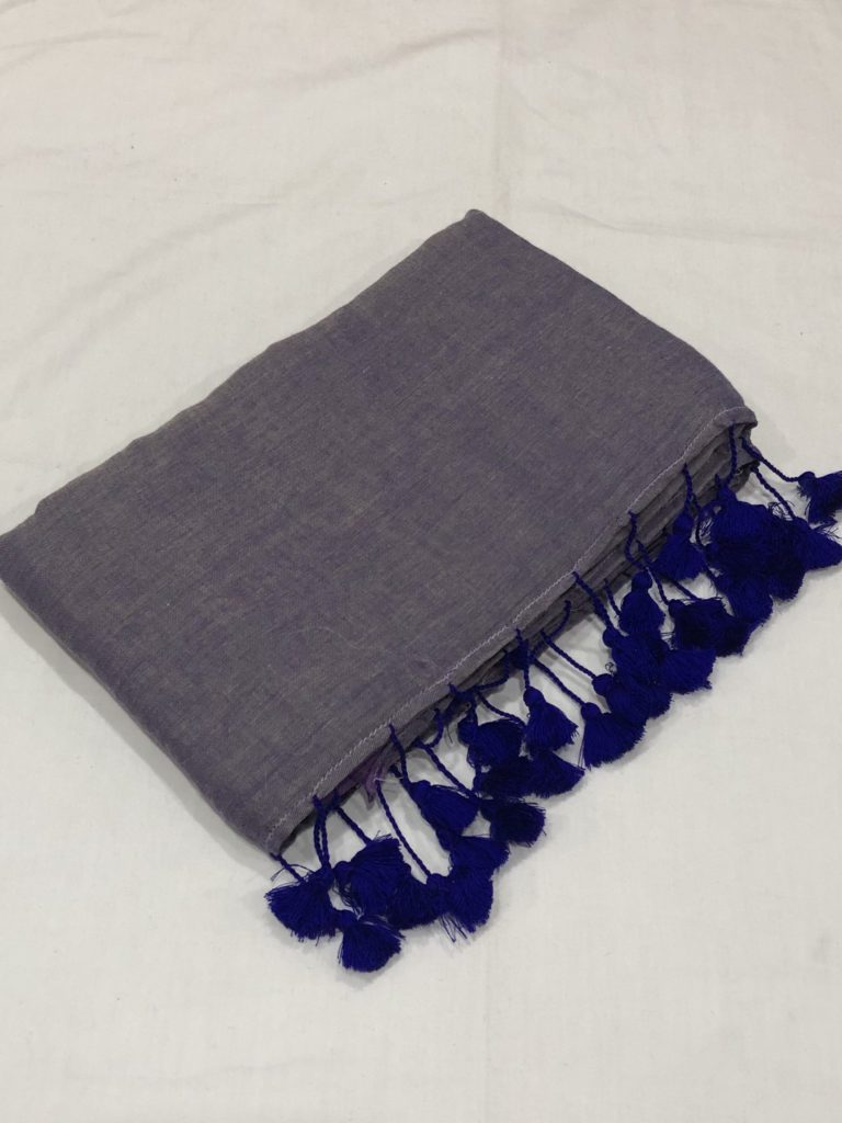 Carbon Blue Tassels