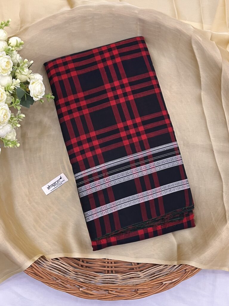 Red Black Checks Gayathri Ilkal
