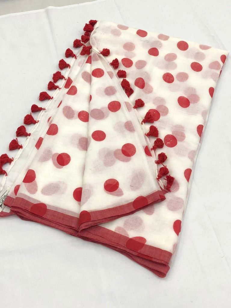 White Red Polka Dot