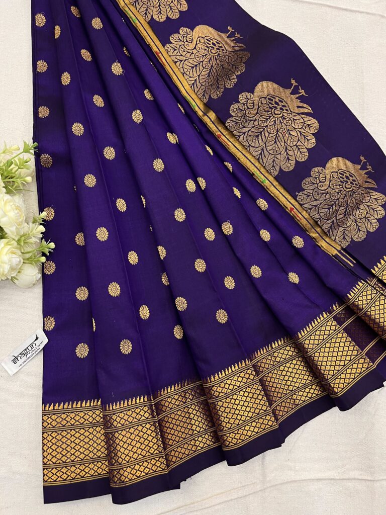 Violet Kalanjali Shagun Paithani Silk Saree