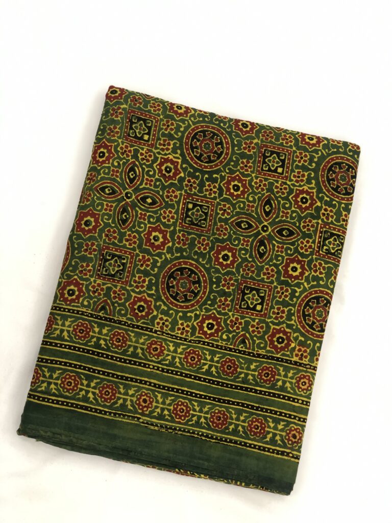 Ajrakh Mul Saree 26