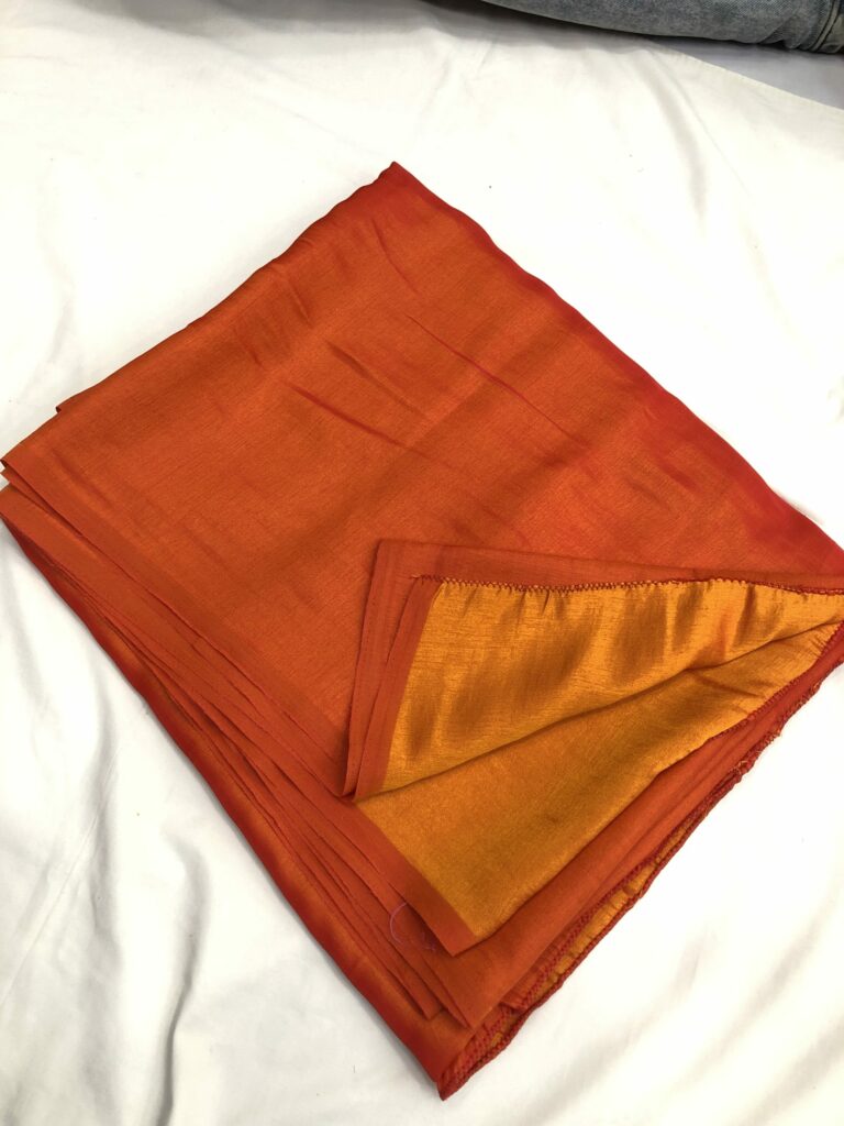 Orange Malai Silk
