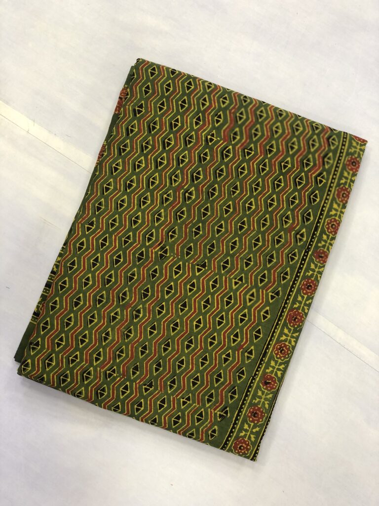 Ajrakh Mul Saree 28