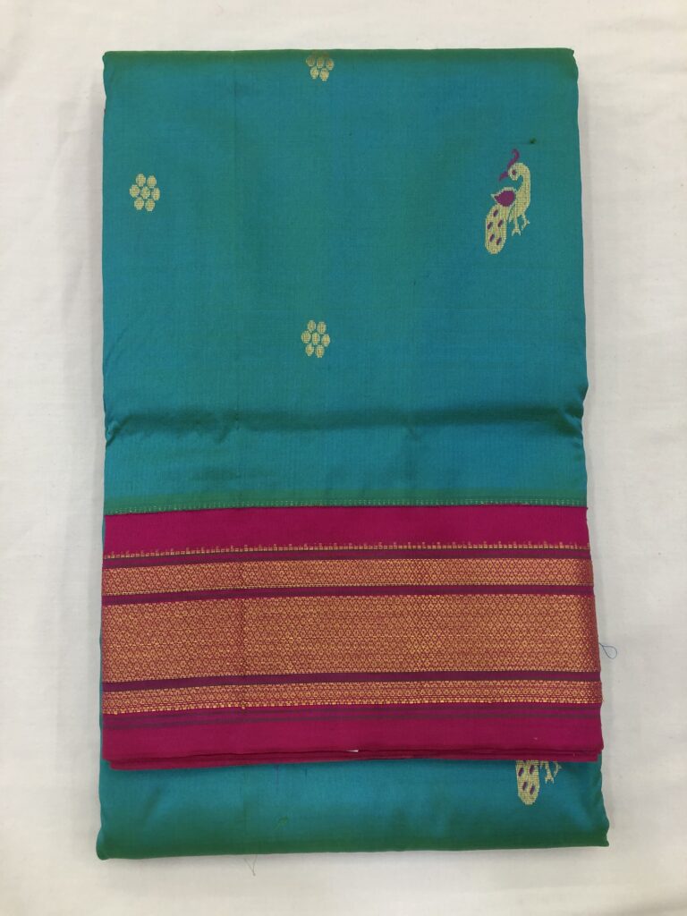 Sai Meena Peacock Paithani Silk Saree 005