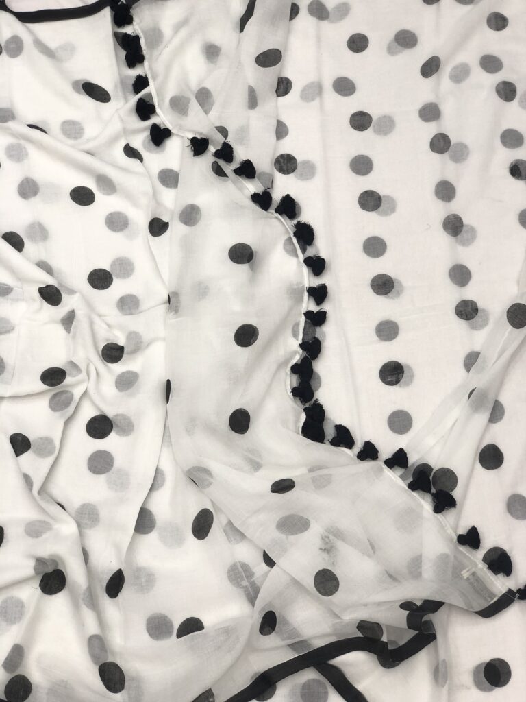 Black & White Polka Dot