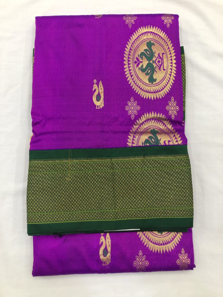 Sai Meena Peacock Paithani Silk Saree 007