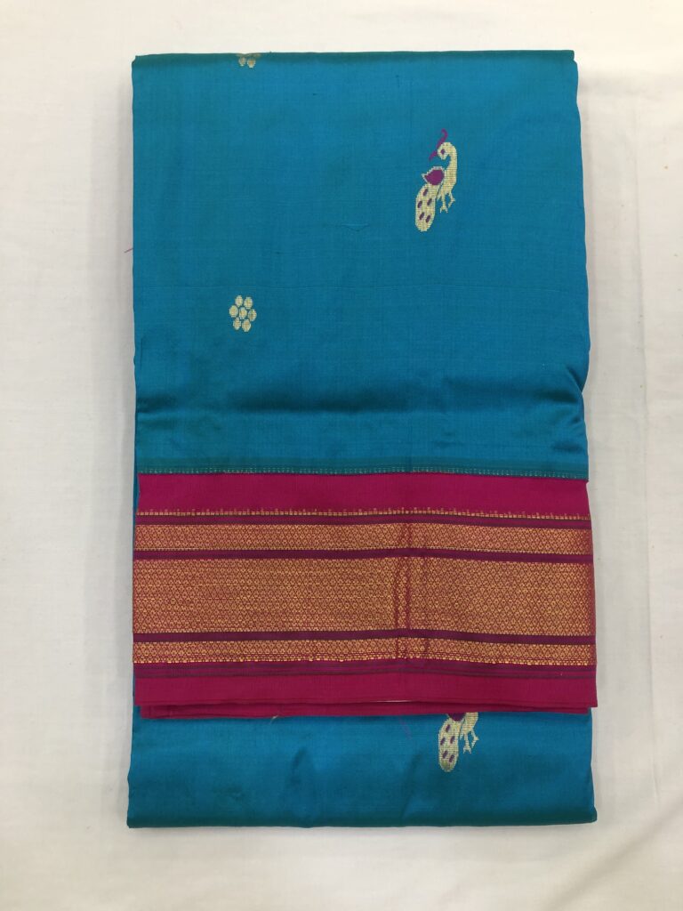 Sai Meena Peacock Paithani Silk Saree 004