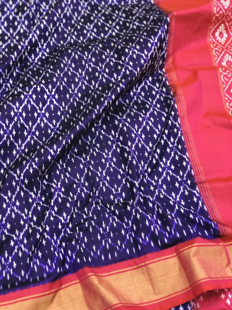 Jamuni Pink 019 Pochampally Silk Saree