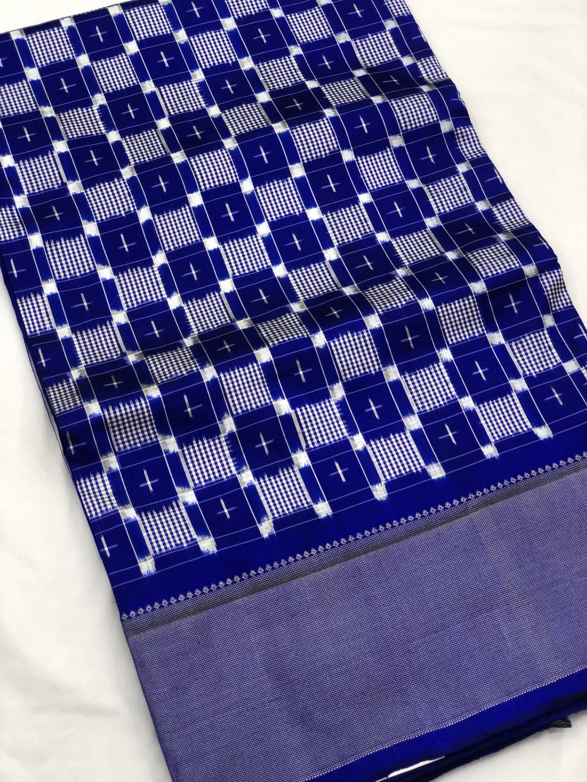 Buy Exclusive Pochampally Double Ikkat Silk Cotton Saree With 8 Inches  Border Online in India - Etsy