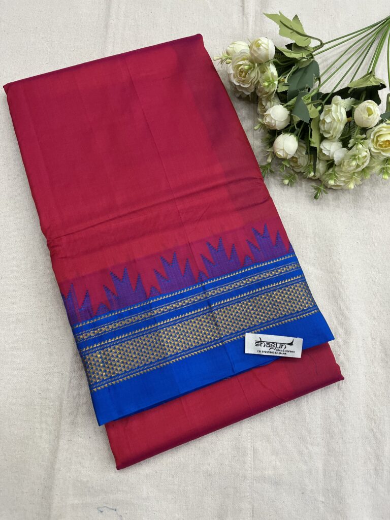 Rani Chintamani Temple Ilkal Silk Saree