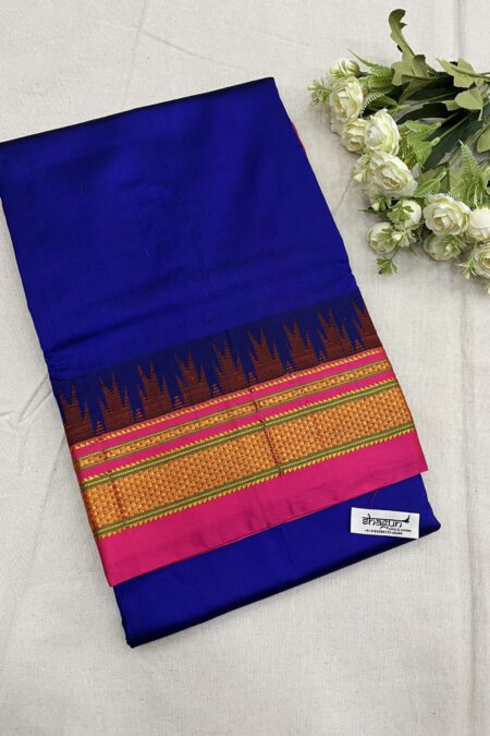 Buy Ilkal Cotton Silk Handloom Saree : Hand embroidered Ilkal 'Haldi K – Ek  Dori