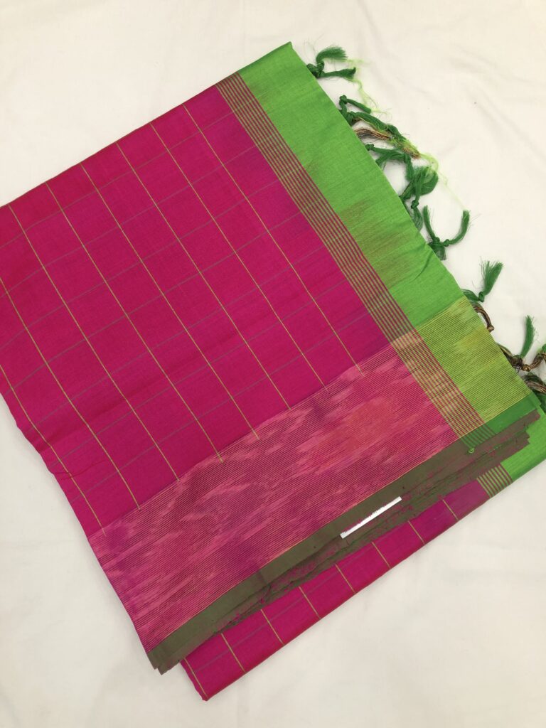 Green By Pink Checks