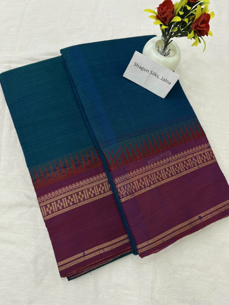 Bentex Temple Narayanpet Cotton Saree 02