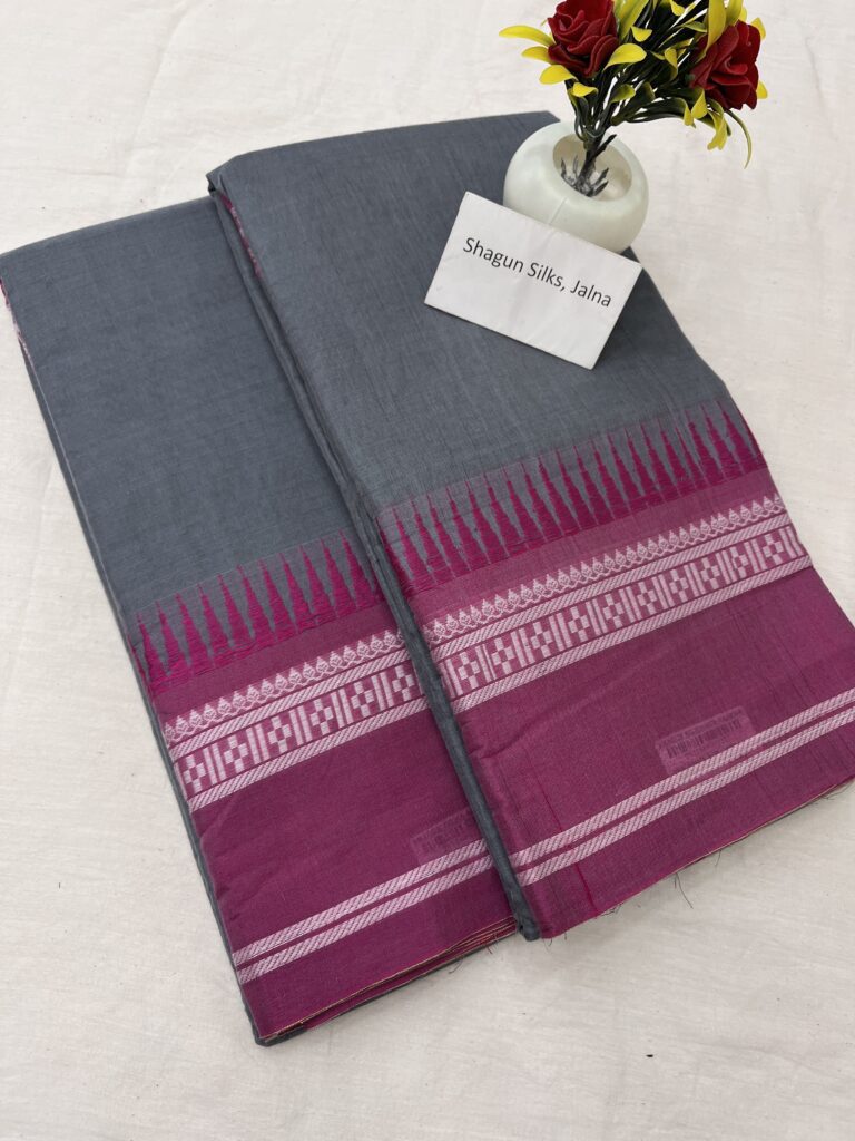 Bentex Temple Narayanpet Cotton Saree 01