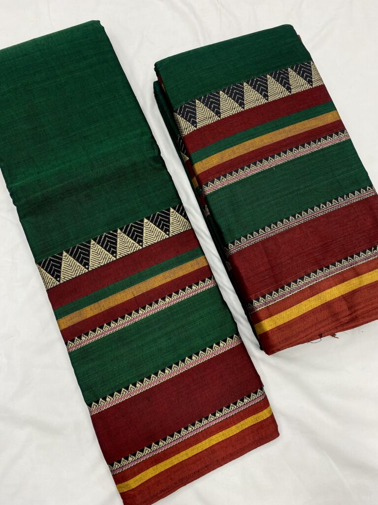 Big Border Bhagyanagar Cotton Saree 01
