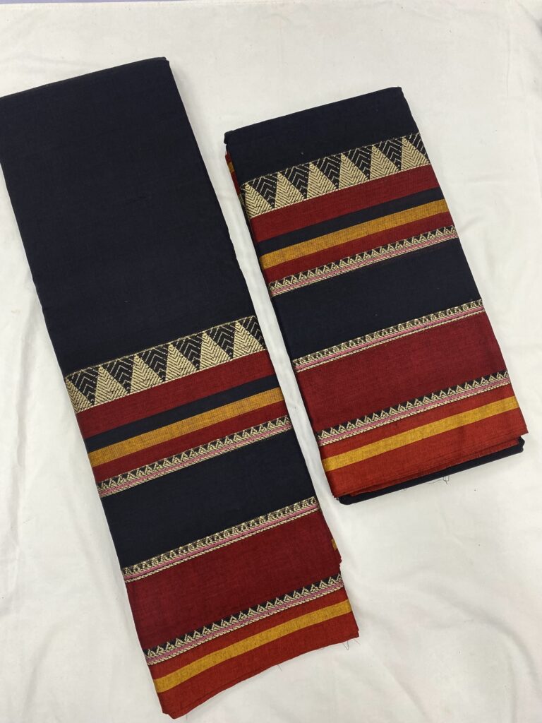 Big Border Bhagyanagar Cotton Saree 07