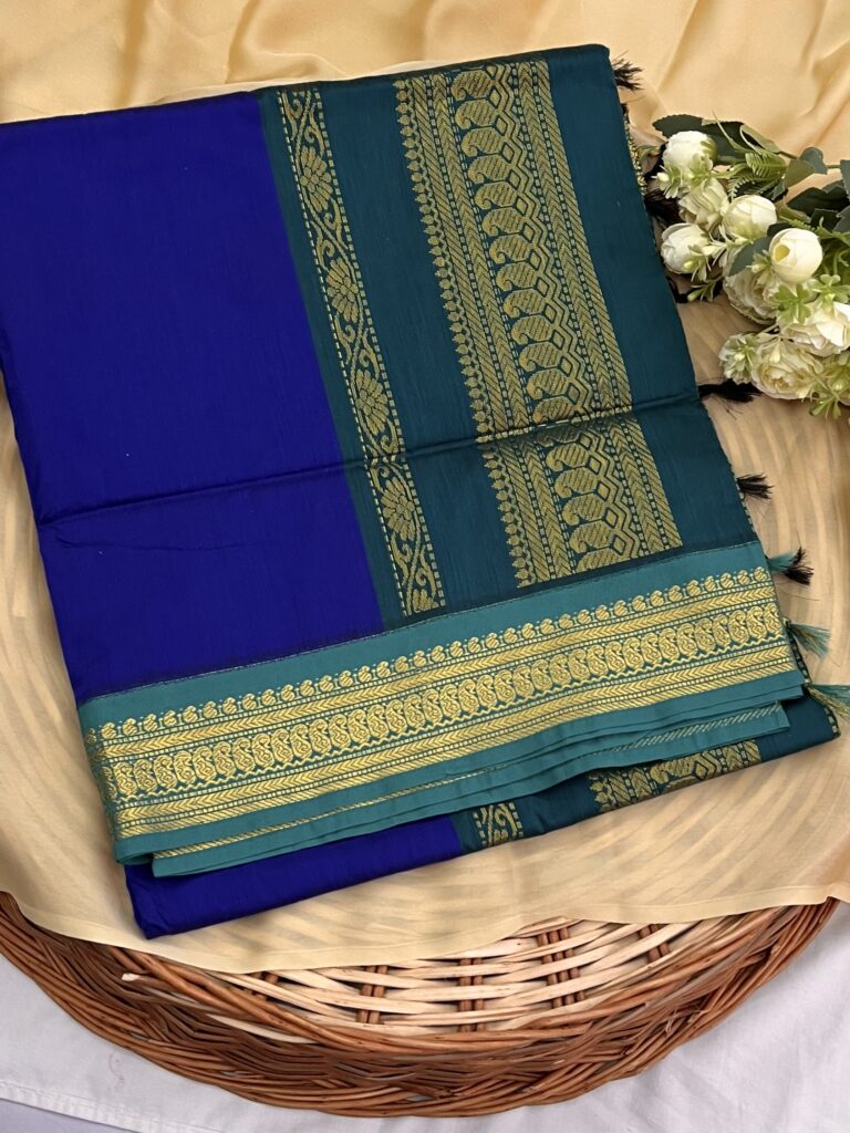 Kalyani Cotton Plain Body Rich Pallu 002
