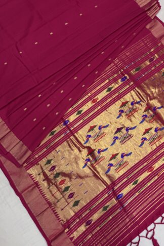Cotton Paithani Double Pallu Saree 31