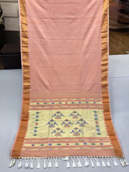Cotton Paithani Double Pallu Saree 7