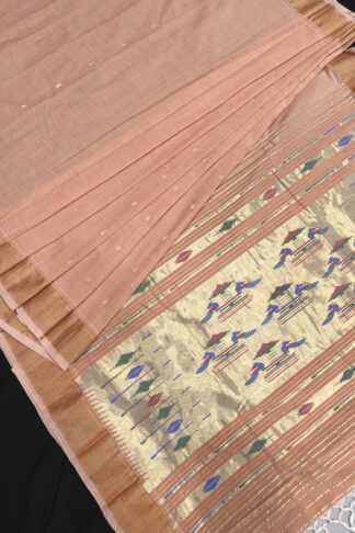 Cotton Paithani Double Pallu Saree 32