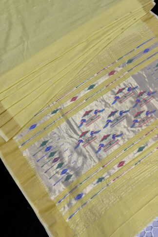 Cotton Paithani Double Pallu Saree 26