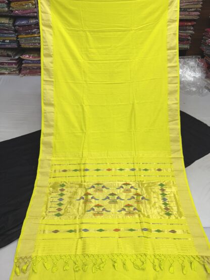 Cotton Paithani Double Pallu Saree 2