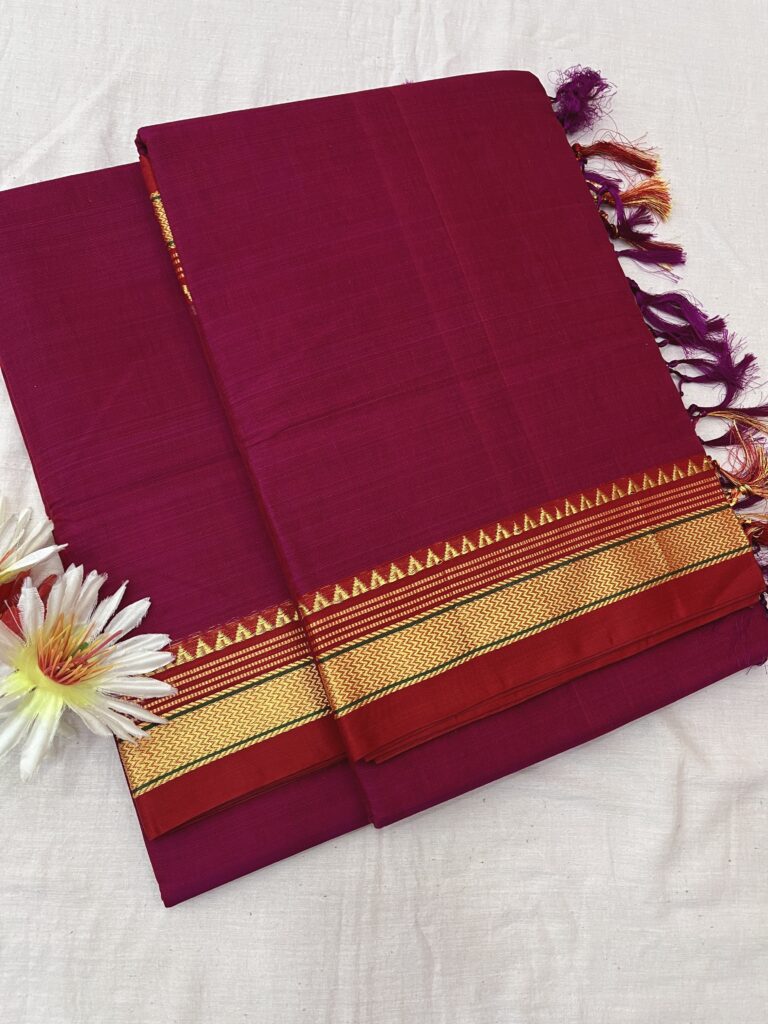 Pink Thode Paras Ilkal Saree