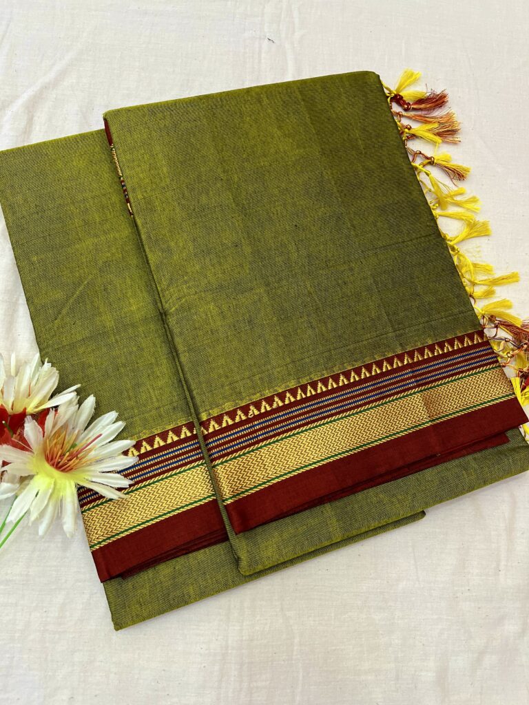 Sneha Green Thode Paras Ilkal Saree