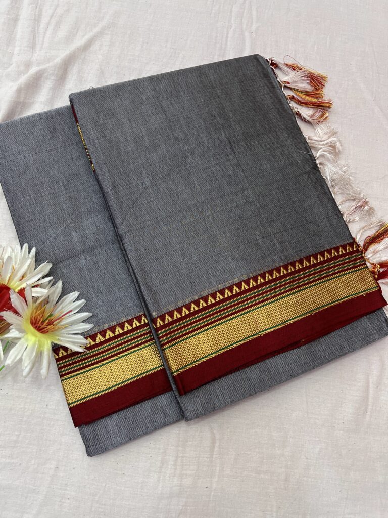 Grey Thode Paras Ilkal Saree