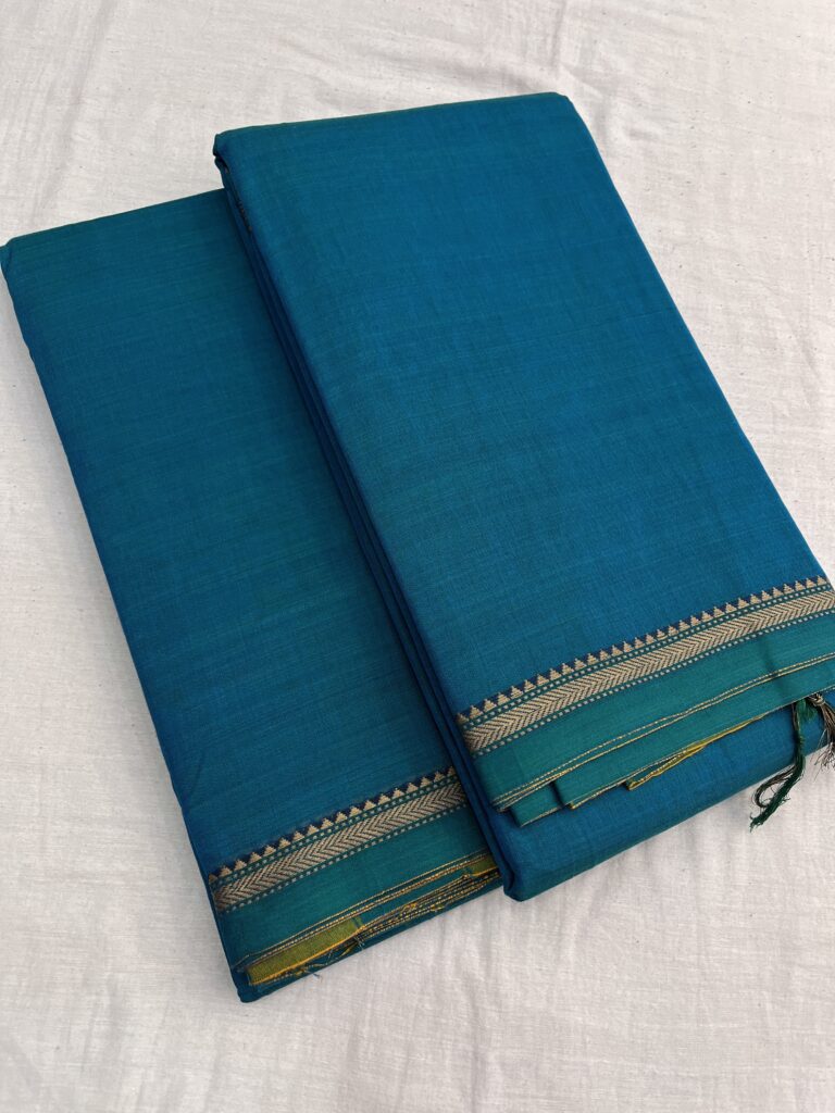 Aari Border Narayanpet Cotton Saree 08