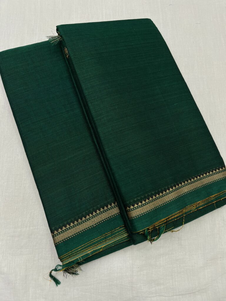 Aari Border Narayanpet Cotton Saree 10