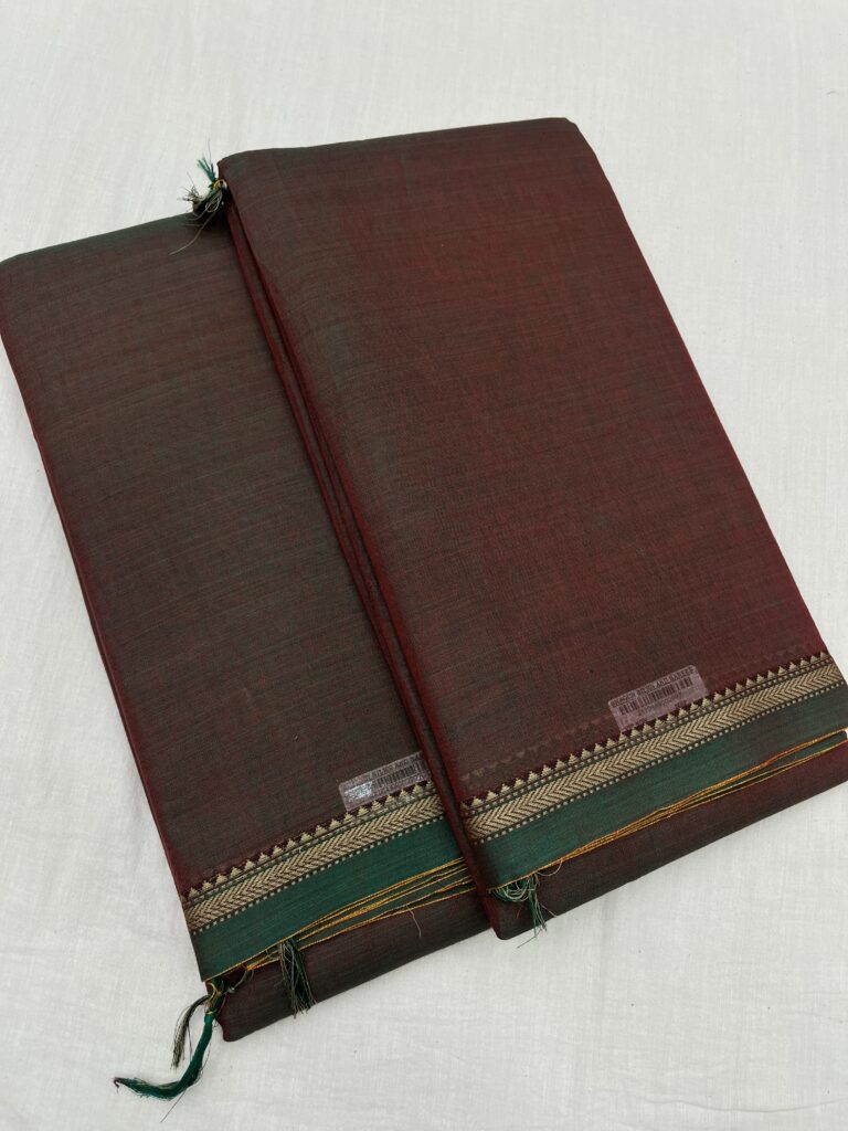Aari Border Narayanpet Cotton Saree 09