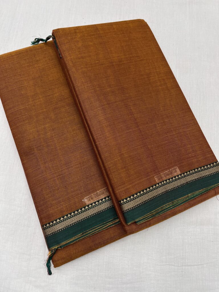 Aari Border Narayanpet Cotton Saree 14