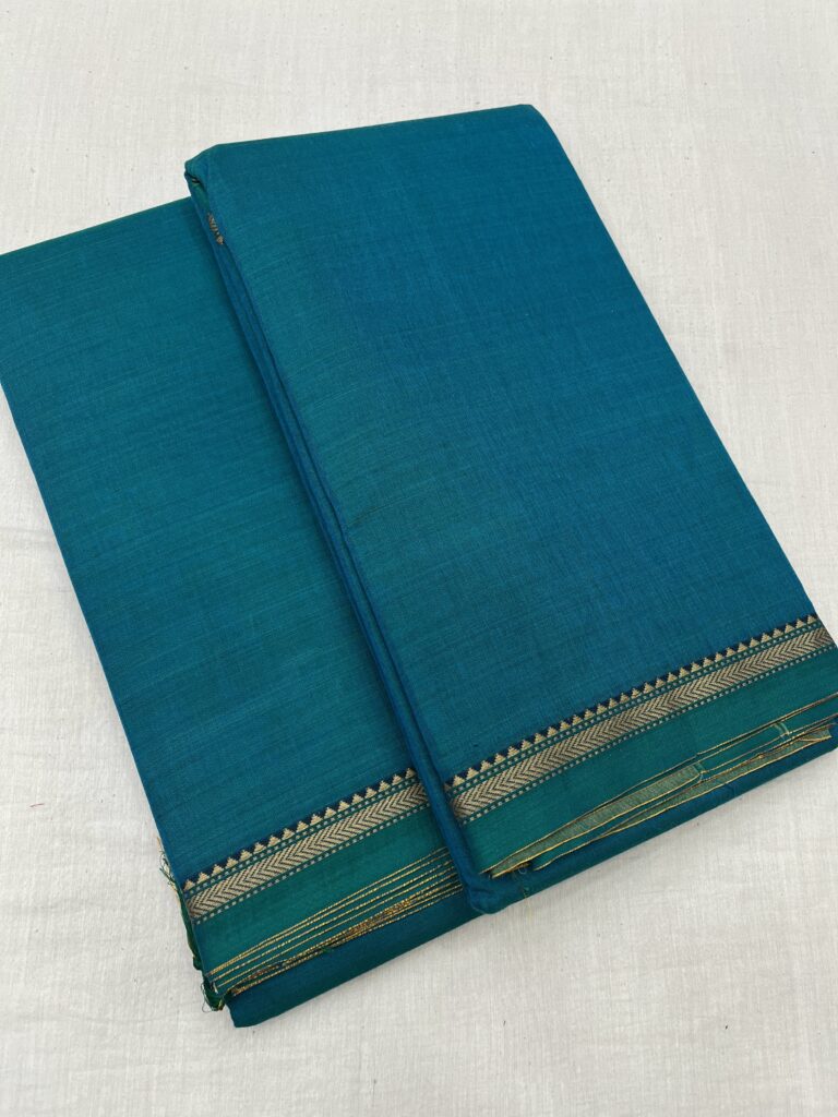 Aari Border Narayanpet Cotton Saree 05