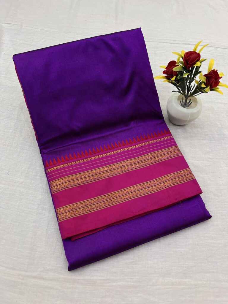 Narayanpet Pure Silk Plain Saree 11