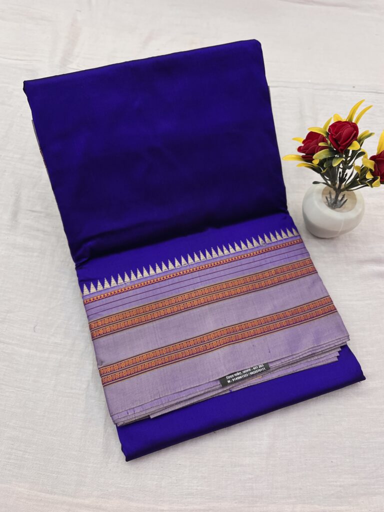 Narayanpet Pure Silk Plain Saree 15