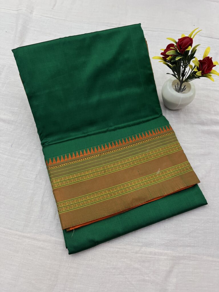 Narayanpet Pure Silk Plain Saree 16