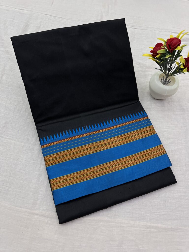 Narayanpet Pure Silk Plain Saree 17