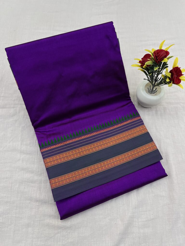 Narayanpet Pure Silk Plain Saree 23