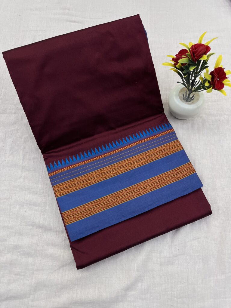 Narayanpet Pure Silk Plain Saree 24