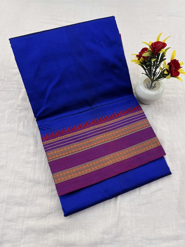 Narayanpet Pure Silk Plain Saree 26