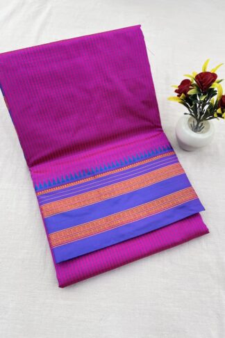 Narayanpet Pure Silk Checks Saree 04