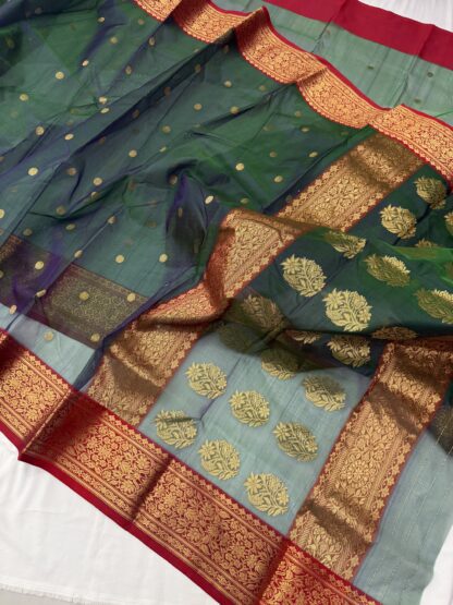 Chanderi Pure Katan Silk Saree 02