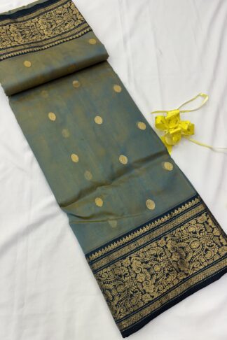 Chanderi Pure Katan Silk Saree 03
