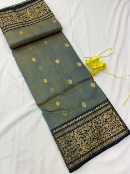 Chanderi Pure Katan Silk Saree 03