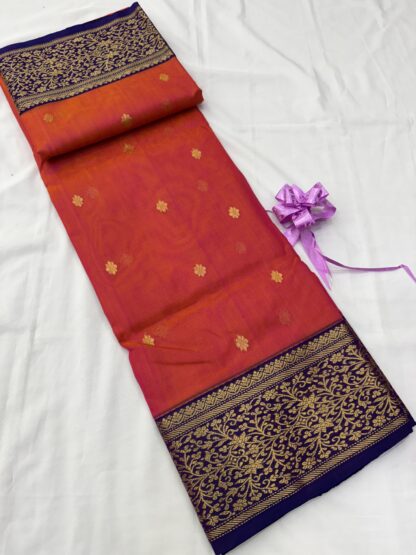 Chanderi Pure Katan Silk Saree 05