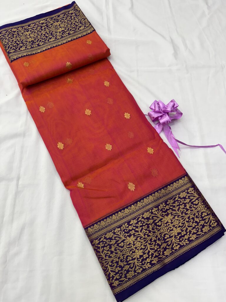 Chanderi Pure Katan Silk Saree 05