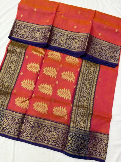Chanderi Pure Katan Silk Saree 05