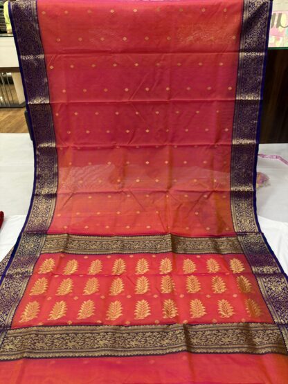 Chanderi Pure Katan Silk Saree 05